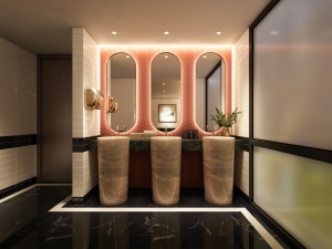 hotel restroom cb 3D 모델