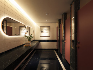 hotel restroom cb 3D 模型