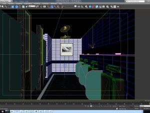 hotel restroom cb 3D 模型