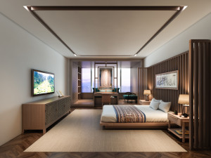 hotel room 03 3D Model
