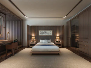hotel room 03 3D Model