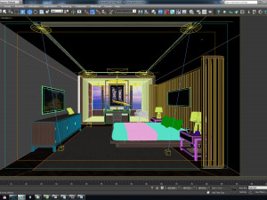 hotel room 03 Modelo 3D