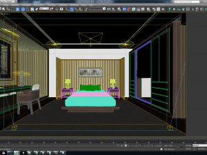 hotel room 03 3D Model