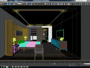 hotel room 03 Modelo 3D