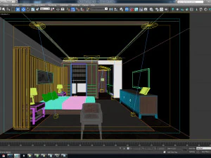 hotel room 03 3D Model