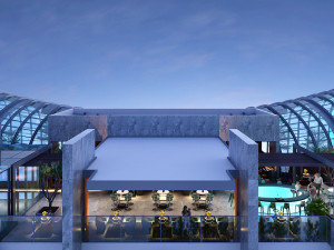 Hotel sky bar 3D Model