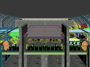 Hotel sky bar 3D Model