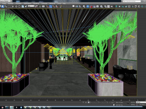 Hotel sky bar 3D Model