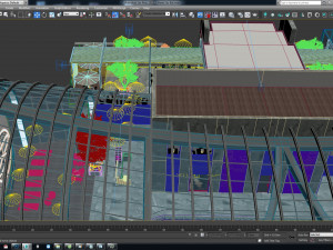 Hotel sky bar 3D Model