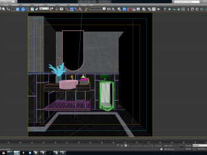 hotel toilet 3D 모델