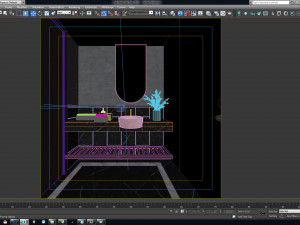 hotel toilet 3D 모델