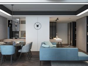 k apartment interior full rooms Modelo 3D