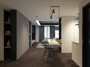k apartment interior full rooms Modelo 3D