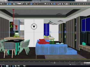 k apartment interior full rooms Modelo 3D