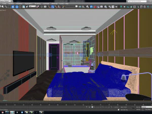 k apartment interior full rooms 3D Model