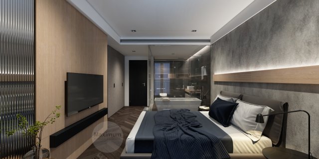 k apartment bedroom 3D Model .c4d .max .obj .3ds .fbx .stl .blend