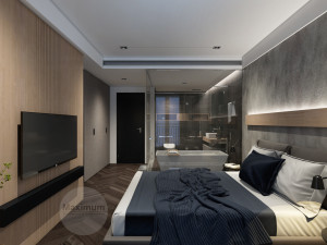 k apartment bedroom 3Dモデル