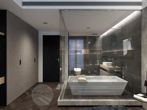 k apartment bedroom 3D Model