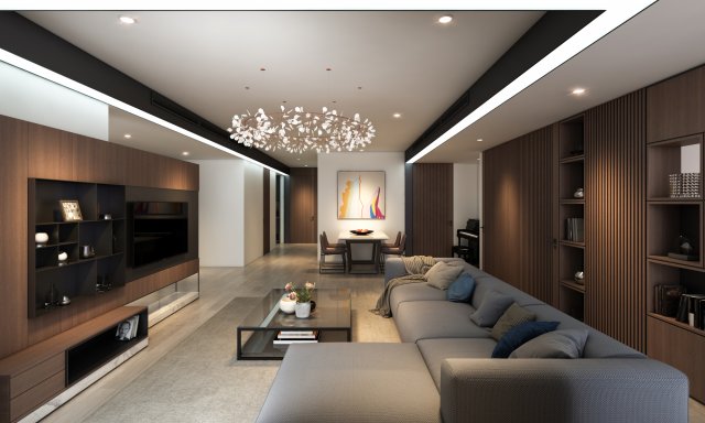 livingroom chph 3D 模型 .c4d .max .obj .3ds .fbx .stl .blend 