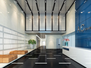 office lobby gn 3D Model