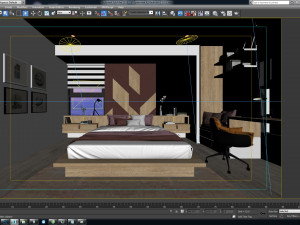 p apartment interior a2 bedroom 1 Modelo 3D