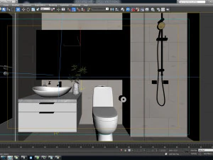 p apartment interior a2 bedroom 2 3D Model
