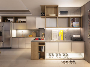 p apartment interior a2 livingroom Modello 3D