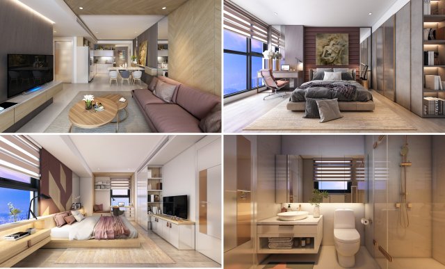 p apartment interior full rooms a2 3D 모델 .c4d .max .obj .3ds .fbx .stl .blend 