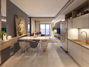 p apartment interior full rooms a2 3D Model
