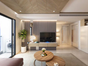 p apartment interior full rooms a2 3D Model