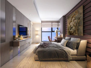 p apartment interior full rooms a2 3D Model
