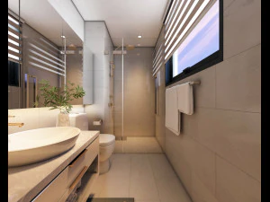p apartment interior full rooms a2 3D Model
