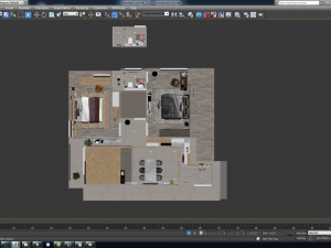 p apartment interior full rooms a2 3D 모델