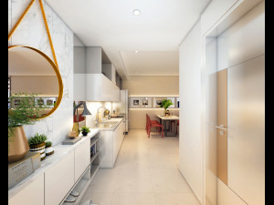p apartment interior full rooms b1 Model 3D