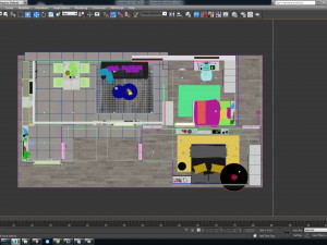 p apartment interior full rooms b1 Model 3D