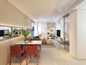 p apartment interior livingroom b1 3D Model