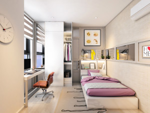 p apartment interior livingroom b1 3D Model