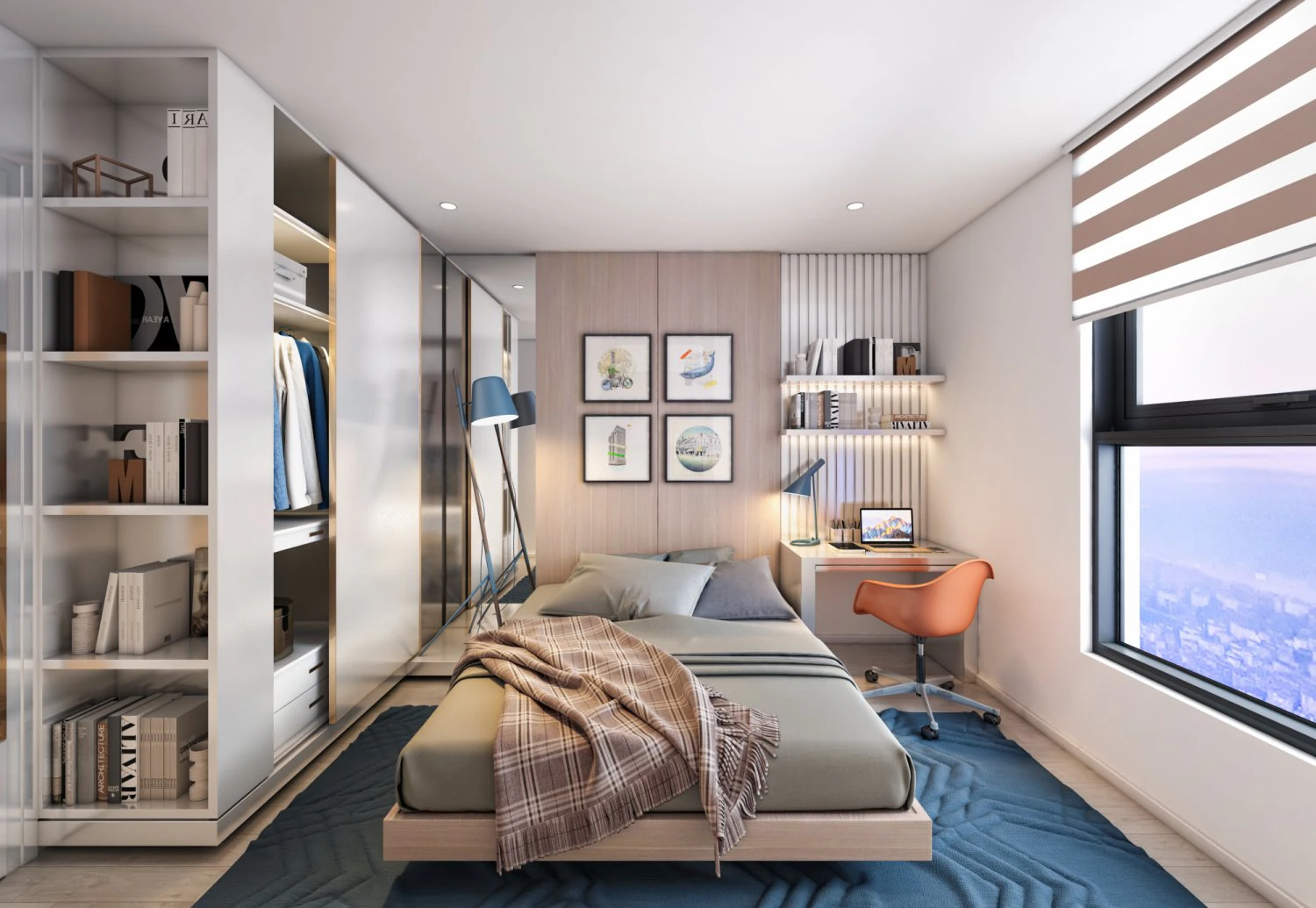 p bedroom interior 01 3D Model .c4d .max .obj .3ds .fbx .stl .blend 