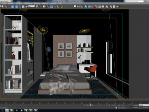 p bedroom interior 01 3Dモデル