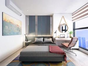 p bedroom interior 02 3D Model