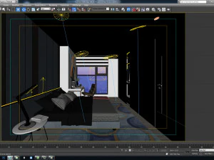 p bedroom interior 02 3D Model