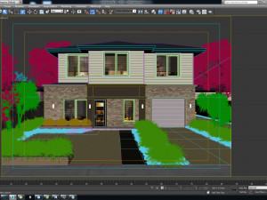 qm house exterior 3Dモデル