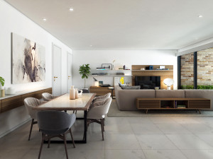 qm house interior 3D Модель