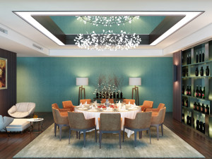 restaurant vip room 3D Модель