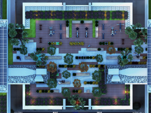 sky garden 3D मॉडल