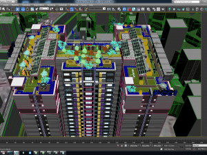sky garden 3D मॉडल