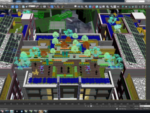 sky garden 3D मॉडल