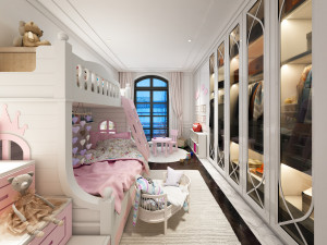 th bedroom for girl 3D मॉडल