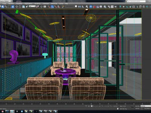 vtc 6th floor interior design 3D Model