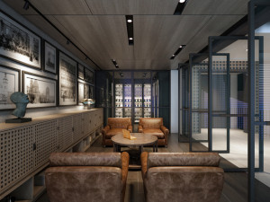 Vtc cigar and wine room Modelo 3D
